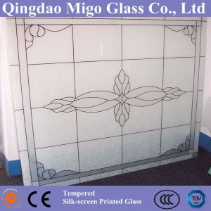 Silk Screen Printing Glass (Vè dekoratif)