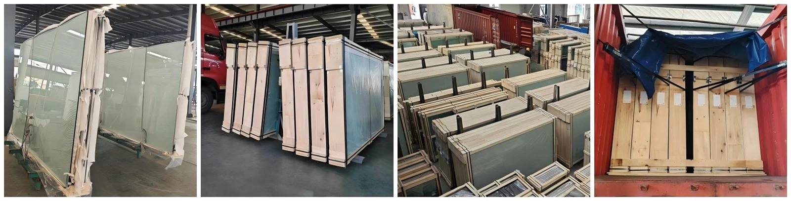 padel glass packaging and loading padel glass packaging and loading