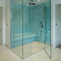 Tanpered Glass pou pòt douch