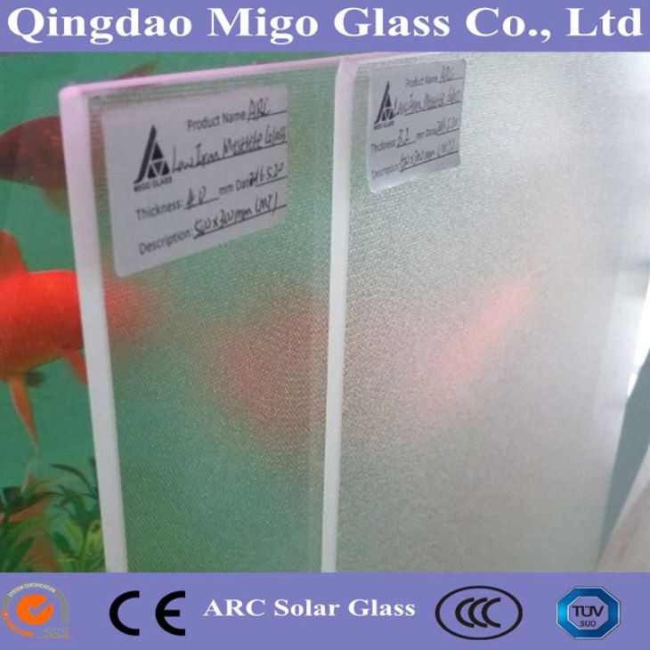 Anti-reflection Solar Glass Panel 